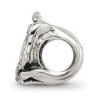 Sterling Silver Reflections Rose Floral Bead view 2