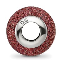 Sterling Silver Reflections Purple Laser Cut Bead view 2