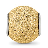 Sterling Silver Reflections Gold-plated Laser Cut Bead view 5