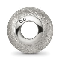 Sterling Silver Reflections Grey Laser Cut Bead view 2