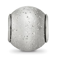 Sterling Silver Reflections Grey Laser Cut Bead view 5