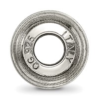 Sterling Silver Reflections Grey Laser Cut Bead view 2