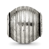 Sterling Silver Reflections Grey Laser Cut Bead view 5