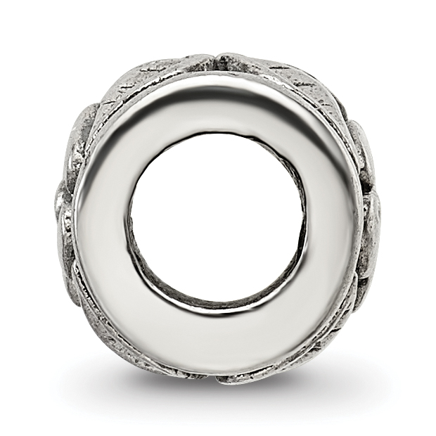 Silver Reflections Floral Bead QRS234