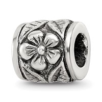 Sterling Silver Reflections Floral Bead view 1