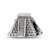 Sterling Silver Reflections Chichen Itza Bead view 1