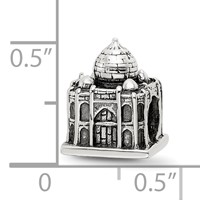 Sterling Silver Reflections Taj Mahal Bead view 4