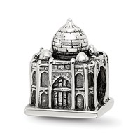 Sterling Silver Reflections Taj Mahal Bead view 1