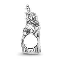 Sterling Silver Reflections Statue of Liberty Bead view 2