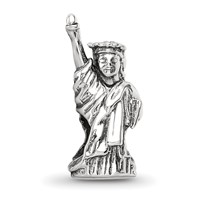 Sterling Silver Reflections Statue of Liberty Bead view 3
