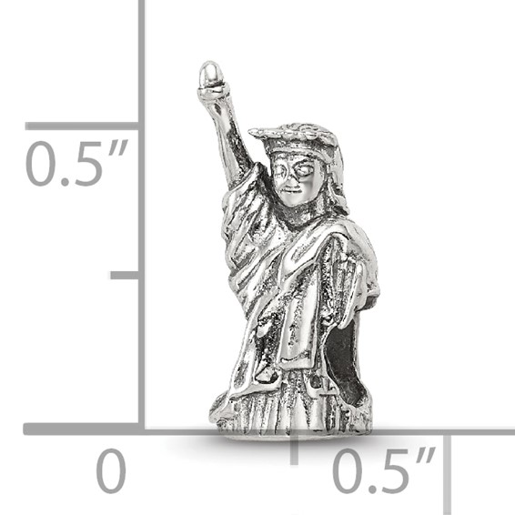 Sterling Silver Reflections Statue of Liberty Bead