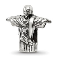 Sterling Silver Reflections Christ the Redeemer Bead view 1