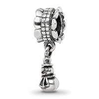 Sterling Silver Reflections Snowman Dangle Bead view 1