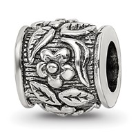 Sterling Silver Reflections Floral Bead view 1