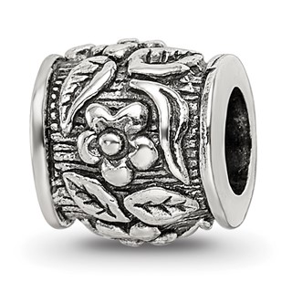 Sterling Silver Reflections Floral Bead