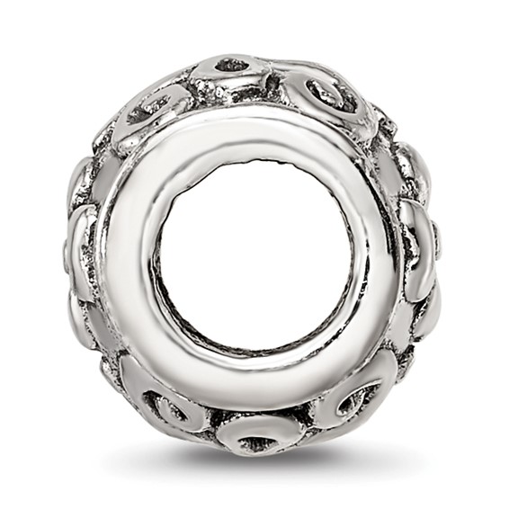 Sterling Silver Reflections Floral Bead