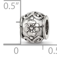 Sterling Silver Reflections Floral Bead view 5