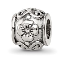 Sterling Silver Reflections Floral Bead view 1
