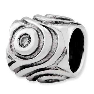 Sterling Silver Reflections CZ Bead