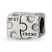 Sterling Silver Reflections Best Friend Bead view 1