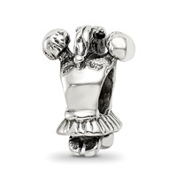 Sterling Silver Reflections Cheerleader Bead view 4