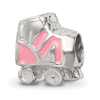 Sterling Silver Reflections Kids Enameled Rollerskate Bead view 5