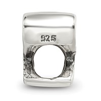 Sterling Silver Reflections Kids Tennis Racquets Bead view 2