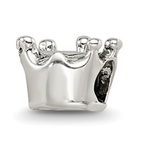 Sterling Silver Reflections Kids Princess Crown Bead view 5