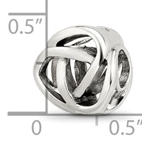Sterling Silver Reflections Bali Bead view 4