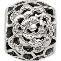 Sterling Silver Reflections Flower Bali Bead view 4