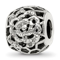 Sterling Silver Reflections Flower Bali Bead view 1