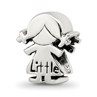 Sterling Silver Reflections Little Sister Girl Bead view 4