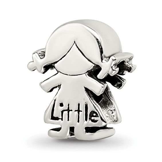 Sterling Silver Reflections Little Sister Girl Bead