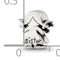 Sterling Silver Reflections Little Sister Girl Bead view 5