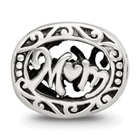 Sterling Silver Reflections Mom Bead view 3