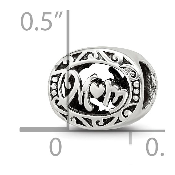 Sterling Silver Reflections Mom Bead