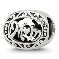 Sterling Silver Reflections Mom Bead view 1