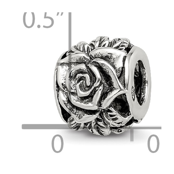 Sterling Silver Reflections Rose Bali Bead