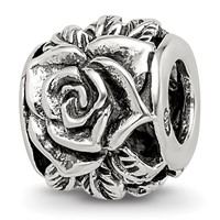 Sterling Silver Reflections Rose Bali Bead view 1