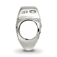 Sterling Silver Reflections Cutout Hearts Bead view 2
