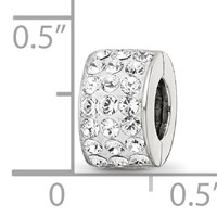 Sterling Silver Reflections Clear Preciosa Crystal Bead view 4