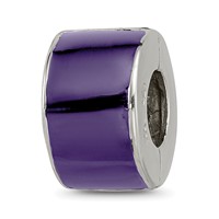 Sterling Silver Reflections Purple Preciosa Crystal Bead view 4
