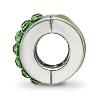 Sterling Silver Refletions Green Preciosa Crystal Bead view 2