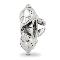 Sterling Silver Reflections 2 Dolphins Bead view 1