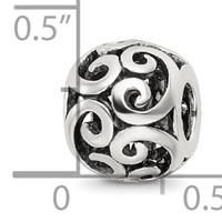 Sterling Silver Reflections Bali Bead view 4
