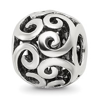 Sterling Silver Reflections Bali Bead view 1