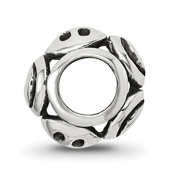 Sterling Silver Reflections Smiley Faces Bead