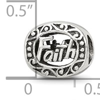 Sterling Silver Reflections Faith Bead view 4
