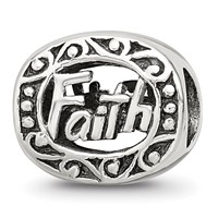 Sterling Silver Reflections Faith Bead view 1