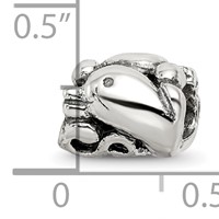 Sterling Silver Reflections Dolphin Bead view 4